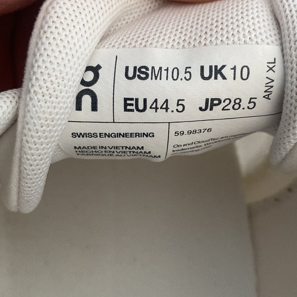 On clouds & Hoka size 10. - Picture 6 of 10